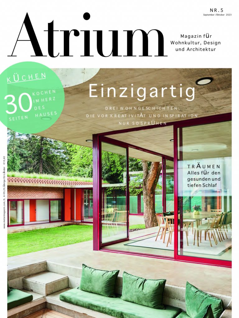 PEAM presse ATRIUM Magazin<br />
05 / 2023<br />
Text: Sofia Signori<br />
Foto: M. Bridts